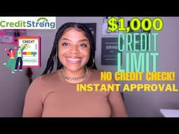 $1,000 CREDIT LIMIT | INSTANT APPROVAL | CREDIT STRONG CREDIT BUILDER TRADE LINE | NO CREDIT CHECK!