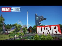 【Disney】プラネットコースター ジェットコースター「マーベルスタジオ」/"Marvel Studios" 6 types of Roller coasters at Planet Coaster