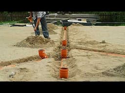 Innovative Sewerage System in the Ground under the Foundation! My Way to the Dream House - Part 2