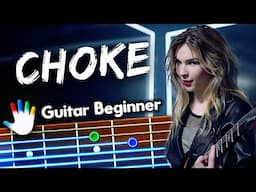 Choke Guitar Lessons for Beginner The Warning Tutorial | How To Play Chords