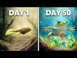 Raising Tadpoles to Frogs (50 Day Evolution)