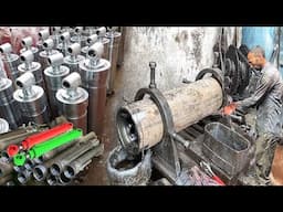 Tractor Trailer Hydraulic Cylinder Totally Handmade Manufacturing | Production of a Hydraulic Jack