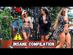 WARNING⚠️ Female Reactions That Will Leave You Open Mouth😱 See Before It Goes Off Air! Bushman Prank