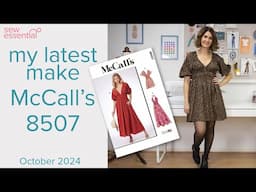 My Latest Make - McCall's 8507 - November 2024