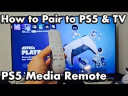 How to Pair PS5 Media Remote to PS5 & TV