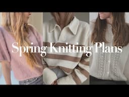 Spring knitting plans | lightweight pullover | lace cardigan | spring colors