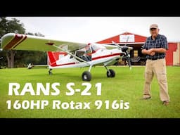 Brand NEW! 160HP Rotax 916is and RANS S 21 Kit Airplane - Ronnie Smith