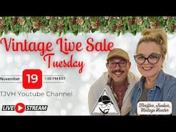 Live Vintage Sale Tuesday! Thrifter Junker Vintage Hunter & The Cult Of Vintage