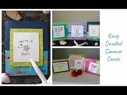 Make Easy Doodled Summer Cards