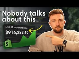 This Shopify method made me $900k but nobody is talking about it…