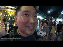 ice poseidon and hyub go to a lady boy bar in Pattaya Thailand