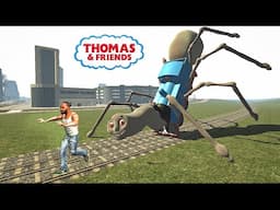 Franklin Fight with Horror Thomas Spider Train attack in Indian Bikes Driving 3D (Hindi)