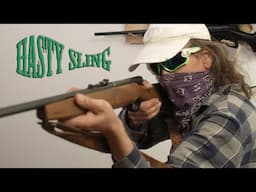 How to Use a 2 Point Rifle Sling Using the WW1 U.S. Army Rifleman Hasty Sling Method