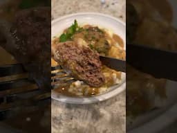 Salisbury Steak Recipe. #recipe #salisburysteak