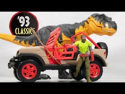 Jurassic World Tyrannosaurus Rex Off-Road Tracker Pack REVIEW | 93 Classic Line | Jurassic Park