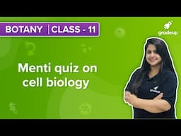 Menti quiz on cell biology