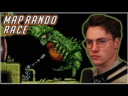 AND HE GOES FOR IT!?! | Map Rando Race | Super Metroid