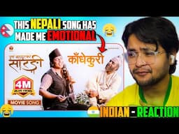 INDIAN REACTS KADHEKURI (MOVIE SONG)- PURNA BAHADURKO SARANGI | BIJAY BARAL | PRAKASH SAPUT