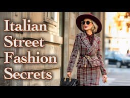 Italian Street Fashion Secrets: Classic Elegance with a Modern Twist