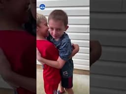 Emotional seven-year-old best friends are reunited after six months apart ❤️