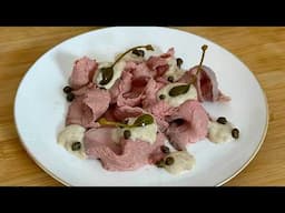 Veal with tuna sauce (Vitello Tonnato) original Italian recipe ft. Typhur Sous Vide Station