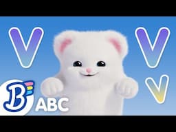 🌟 (NEW SERIES!) ABC Dance Along - Letter V | Badanamu Nursery Rhymes, Kids Songs, and Lullabies