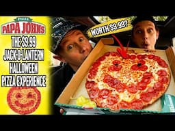 HALLOWEEN SPECIAL! | The $9.99 Jack-O-Lantern Pizza from Papa John's