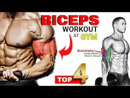 Top 4 | Biceps Workout At Gym | @BuddyFitness