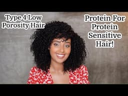 You Still Need Protein for Protein Sensitive, Low Porosity Natural Hair! 💜 *Detailed Protein Video**