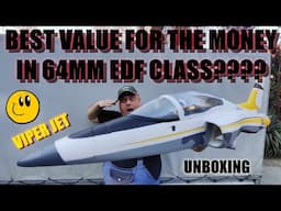 EFlite Viper 64mm EDF Jet BNF Basic with AS3X+ and SAFE Select UNBOXING