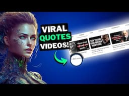 How To Create VIRAL Quotes Videos in 2 Minutes for 10 MILLIONS of Views