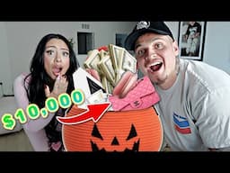 GIFTING ALONDRA A $10,000 SPOOKY BASKET! *She Cried*