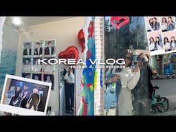 korea vlog 🇰🇷 | photobooth, jujutsu kaisen pop-up, hongdae busking, & cupsleeve event