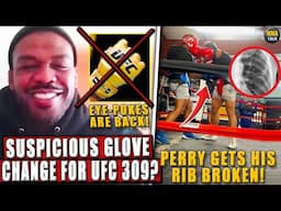 REACTIONS to SUSPICIOUS GLOVE CHANGE for UFC 309! Mike Perry Gets his RIB BROKEN; Shavkat vs. Usman