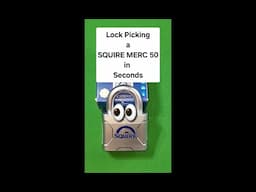 (385) Lock Picked In Seconds - Squire Mercury 50 Padlock