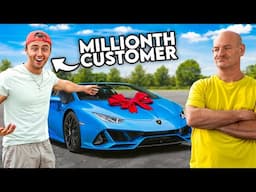 Cutting In Line and Winning a Lamborghini Prank