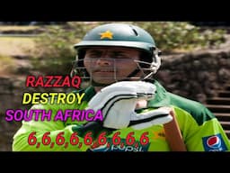 Abdul Razzaq 109 of 72 balls vs South Africa, nine six