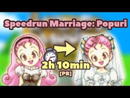 How I married Popuri in 2h and 10 minutes in Harvest Moon: Friends of Mineral Town (Speedrun PB)