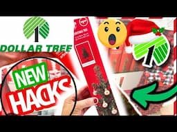 🤯 GENIUS Dollar tree Christmas tree DIYs & hacks! DIY decor that don’t look cheap!