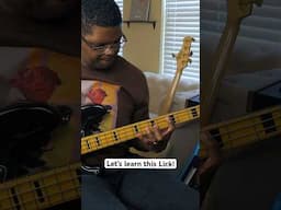 Smooth Bass Lick Every Bassists Should Know #travisdykes #bass #tutorial