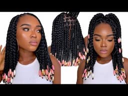 Omg 😱 This Viral Knotted Bantu Loosed Braids is dope 🔥