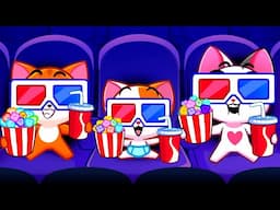 Baby's First Time at the Theater 🍿 Good Manners and Habits 🎥 + More Kids Cartoon 😻 Purr-Purr