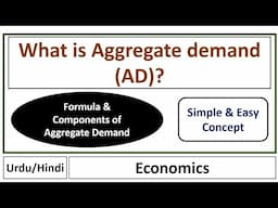 What is Aggregate Demand(AD)?