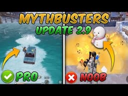 Top 10 MythBusters | PUBG Mobile & BGMI "Frozen Kingdom" Update 2.9 | Tips & Tricks Myths #27