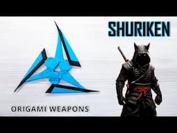 Ninja SHURIKEN Papercraft - DIY Ninja Throwing Star Tutorial