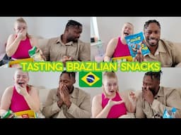 WE TASTED BRAZILIAN SNACKS!! 🇧🇷 and it was EVENTFUL omg 🤣