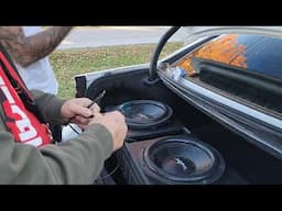 911 Bass Emergency! Subwoofer Issue in a Dodge Charger