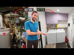 Laundry Room Makeover for under $300 | Extreme DIY transformation on a Budget! Start to Finish