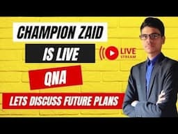 Champion Zaid Live | Special QnA |