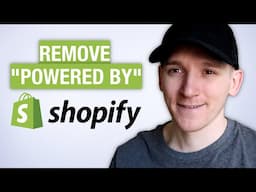 How to Remove "Powered by Shopify" from Shopify Theme